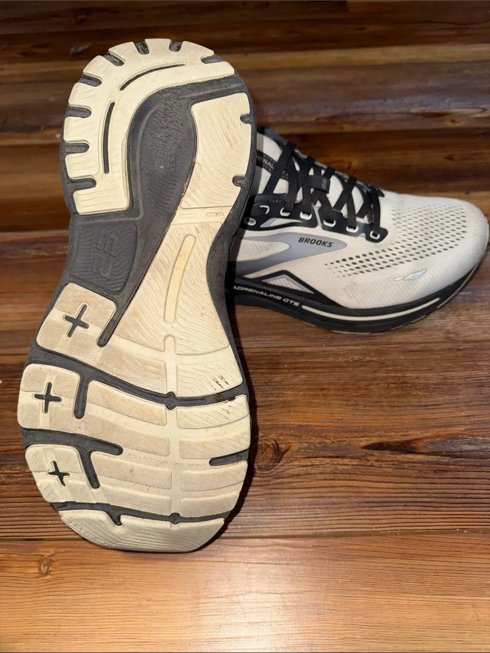 Brooks Adrenaline GTS 23 4E Extra Wide | Men’s 10.5 | Gray/Charcoal | No Insoles